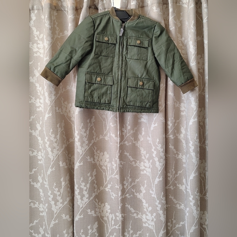 Tea Kids Green Jacket Size 3